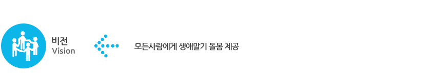 비전:모든사람에게 생애말기 돌봄 제공